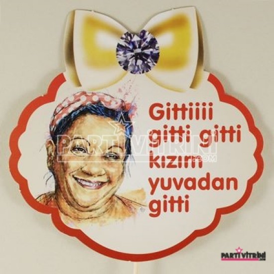 Gitti Gitti Kızım Yuvadan Gitti Konuşma Balonu