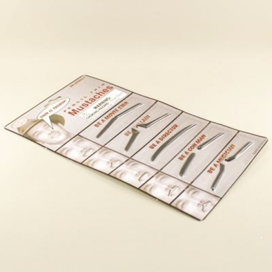 İnce Takma Bıyık Seti 5 Adet