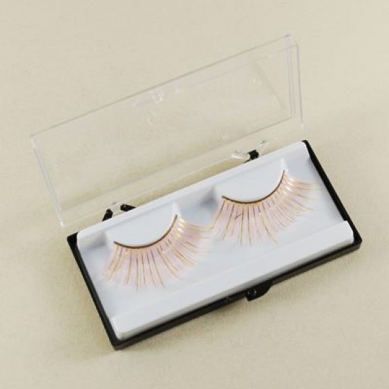 Pembe Ve Altın Takma Kirpik