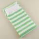 Yeşil Beyaz Çizgili Diz Üstü Yetişkin Parti Çorabı