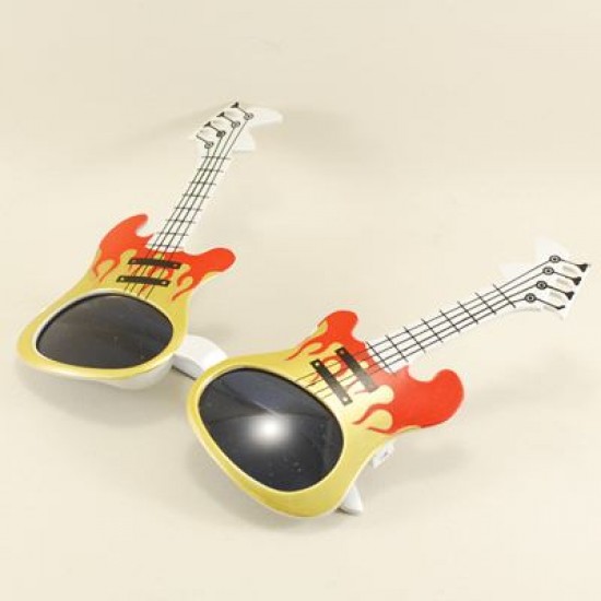 Elekro Gitar Şeklinde Parti Gözlüğü