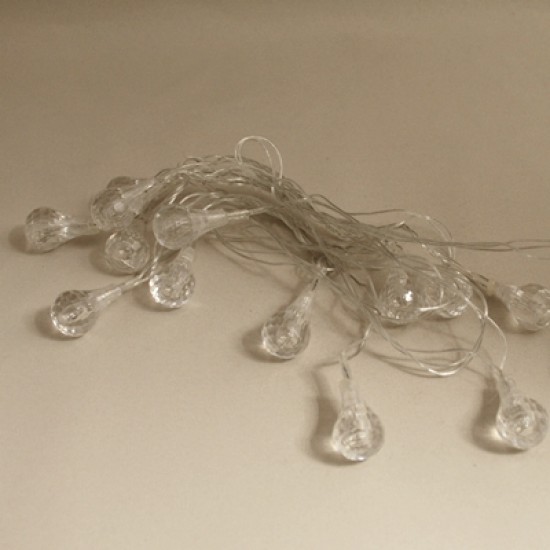 Kristal Ampul Şeklinde Rengarenk Yanan Led Yılbaşı Işıkları