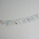 Happy Birthday Yazılı Parlak Parti Kapı Süsü