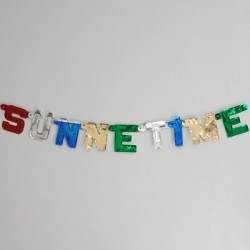 Sünnetime Hoşgeldiniz Yazılı Parlak Parti Kapı Süsü