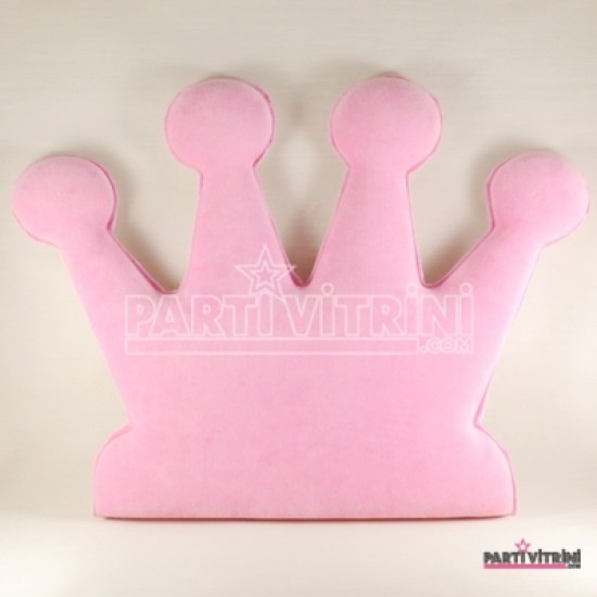 Kraliçe Tacı Pembe Kız Bebek Kapı Süsü