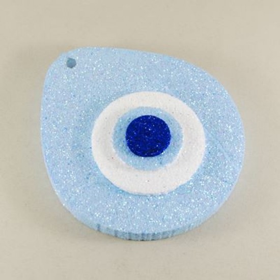 Strafor Nazar Boncuğu Mavi Küçük Boy 15x13 Cm