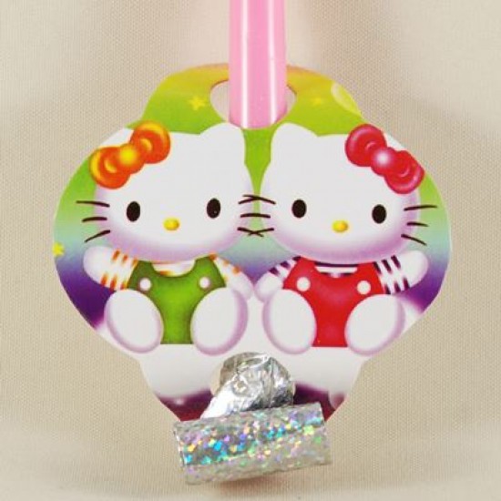Hello Kitty Düdüklü Kaynana Dili Seti 6 lı