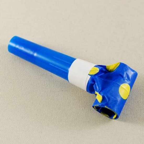 Mavi Puantiyeli Düdüklü Kaynana Dili Seti 6 lı