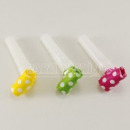 Rengarenk Puantiyeli Düdüklü Kaynana Dili Seti 10 lu