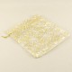 Organze Şeffaf Desenli Kese 10 Cm X 12 Cm 10 Adet