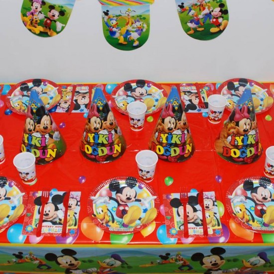 Mickey Mouse Temalı Konsept Parti Seti