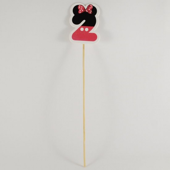 2 Yaş Minnie Mouse Doğum Günü Konuşma Balonu