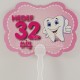 Hedef 32 Diş Kız Bebek Pembe Konuşma Balonu
