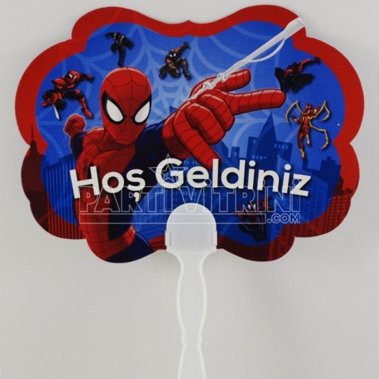 Örümcek Adam Hoş Geldiniz Konuşma Balonu