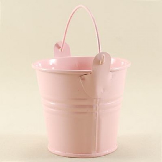 Pembe Metal Sunum Kovası Küçük Boy 5.4 Cm X 5.2 Cm