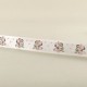 Bebek Minnie Mouse Temalı Beyaz Saten Kurdela 1.5 Cm. X 10 Metre