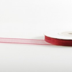 Organze Şarap Rengi Kurdela 0,6 Cm X 22 Metre