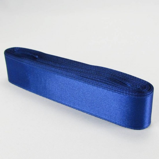 Lacivert Saten Kurdela 3 Cm. X 10 Metre