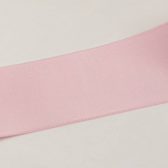 Pembe Saten Kurdela 6 Cm. X 10 Metre