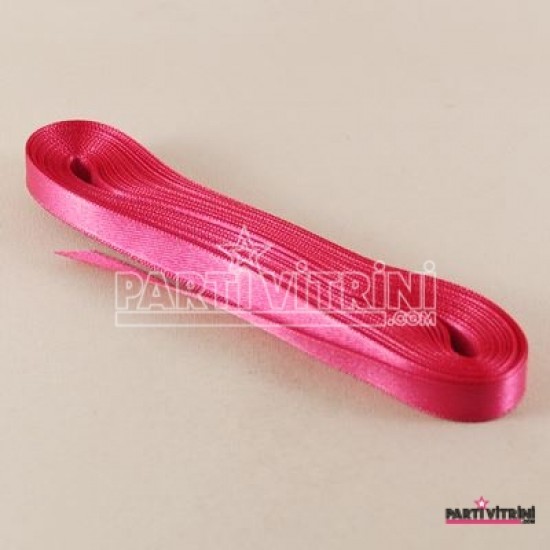 Fuşya Saten Kurdela 1 Cm. X 10 Metre