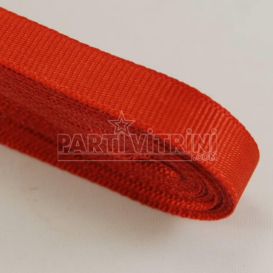 Kırmızı Grogren Kurdela 1 Cm. X 10 Metre