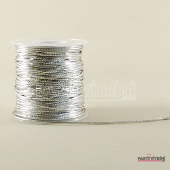 Gümüş Renk Monofil Sim Kurdela 03 mm. 50 Metre