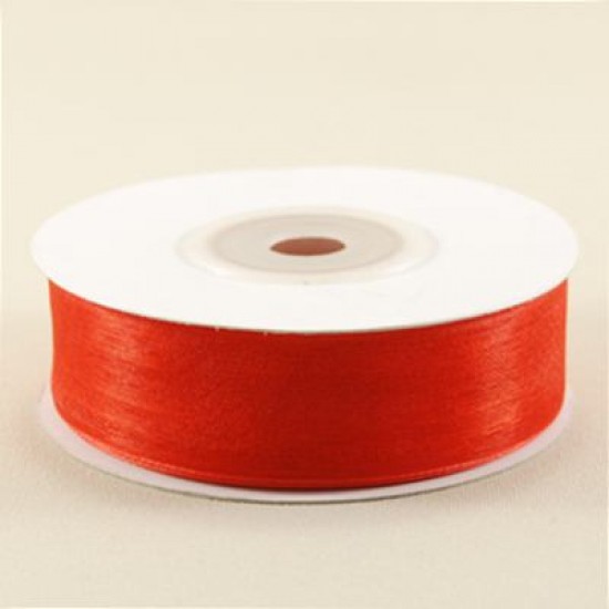 Organze Kırmızı Kurdela 2 Cm. X 22 Metre