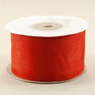 Organze Kırmızı Kurdela 4 Cm. X 22 Metre