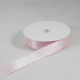 Pembe Çizgili Saten Kurdela 2 Cm. X 10 Metre