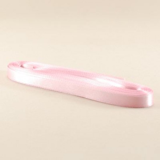Pembe Saten Kurdela 1 Cm. X 10 Metre