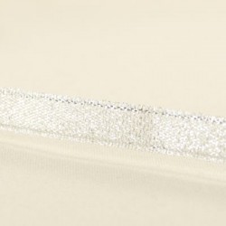 Simli Gümüş rengi Kurdela 1 Cm. X 10 Metre