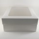 Beyaz Renk Asetat Kapaklı Kutu 28x20x9 Cm