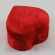 Kırmızı Kalp Kutu Küçük Boy 10 cm x 5 cm