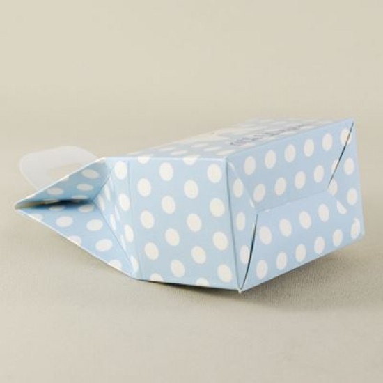 İlk Dişim Diş Görselli Mavi Puantiyeli Karton Çerez Ve Şekerlik