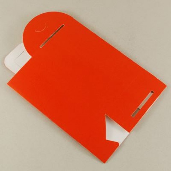 Kırmızı Renk Karton Çerez Ve Şekerlik 11x7x4.5 cm 10 Adet