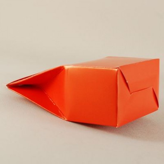 Kırmızı Renk Karton Çerez Ve Şekerlik 11x7x4.5 cm 10 Adet