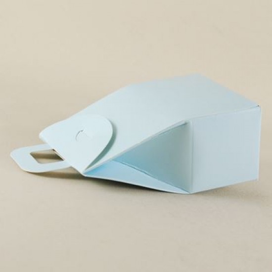 Mavi Renk Karton Çerez Ve Şekerlik 11x7x4.5 cm 10 Adet