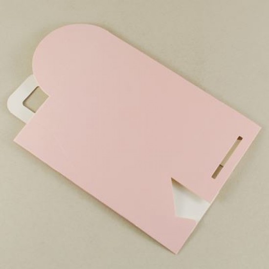 Pembe Renk Karton Çerez Ve Şekerlik 11x7x4.5 cm 10 Adet