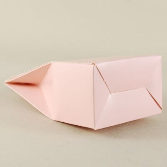 Pembe Renk Karton Çerez Ve Şekerlik 11x7x4.5 cm 10 Adet