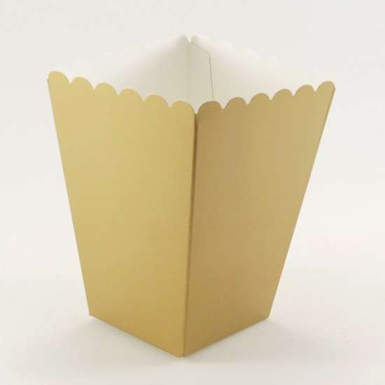 Altın (Gold) Popcorn Kovası 8 Adet Parti Malzemeleri