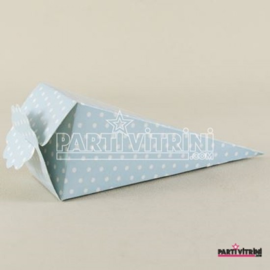 Mevlüt Külahı Düz Mavi Puantiyeli 12.5x4.5 cm 10 Adet