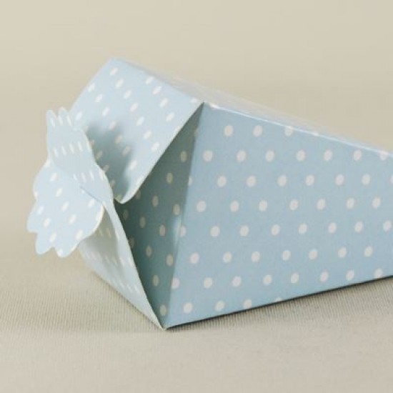 Mevlüt Külahı Düz Mavi Puantiyeli 12.5x4.5 cm 10 Adet