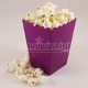 Mor Popcorn Kovası 8 Adet Parti Malzemeleri