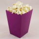 Mor Popcorn Kovası 8 Adet Parti Malzemeleri