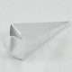 Şeker Külahı Gümüş Renk 12x4 cm 10 Adet