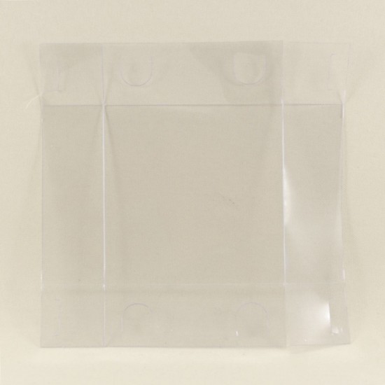 Kırmızı Renk Asetat Kapaklı Karton Kutu 8x8x3 Cm