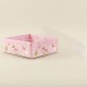Kız Bebek Baby Shower Asetat Kapaklı Kutu 8x8x3 Cm