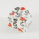 Love Popart Desenli Karton Lokum Kutusu 4x3x2.5 Cm