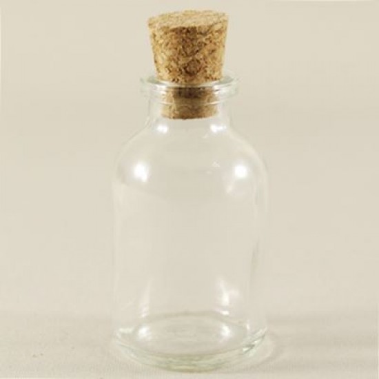 Mantar Tıpalı Cam Sunum Şişesi  3 cm x 6 cm (20 cc)