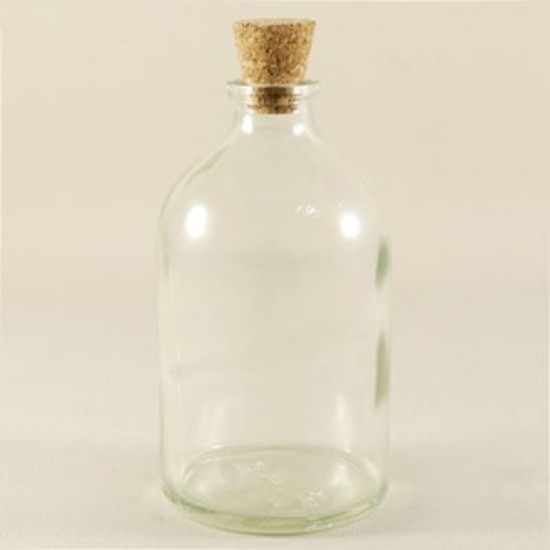 Mantar Tıpalı Cam Sunum Şişesi  5 cm x 9.5 cm (100 cc)